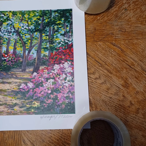 SCHAEFER MILES SIGNED AND NUMBERED ART WORK LOT OF 3 PAINTING/PRINTS 1 LARGE 2 S - Picture 13 of 16